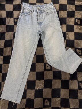 Brandy Melville Light Blue Straight Leg Jeans